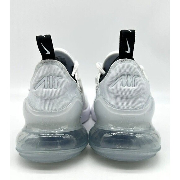 New Nike Air Max 270 Women's Size 5.5 White Black Running Shoes AH6789-100 - Picture 10 of 14